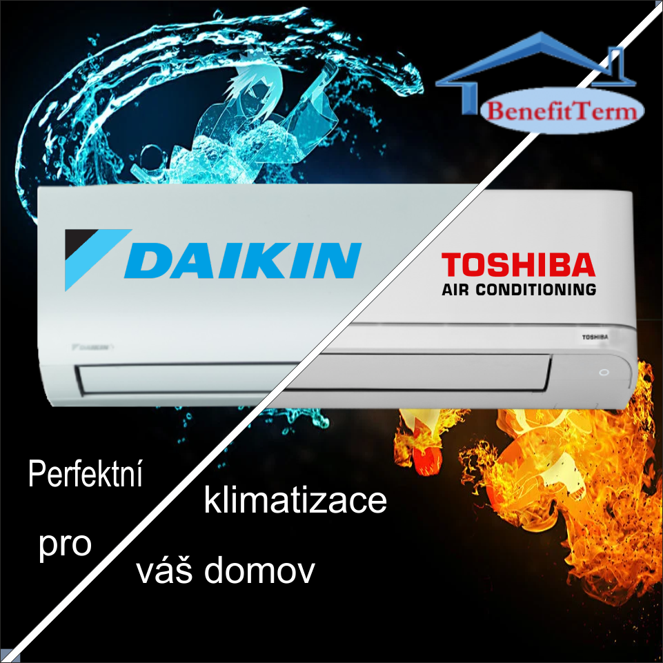 Srovnání klimatizací Daikin vs Toshiba