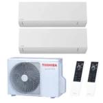 Toshiba Shorai Edge WHITE multisplit 2x1 (2x 3,5 kW) včetně montáže