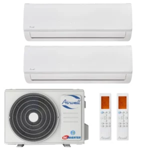 Airwell Aura multisplit 2x1 (2,64 kW a 3,5 kW) včetně montáže
