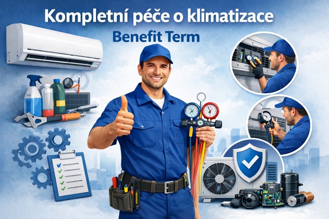 Kompletní péče o klimatizace s Benefit Term
