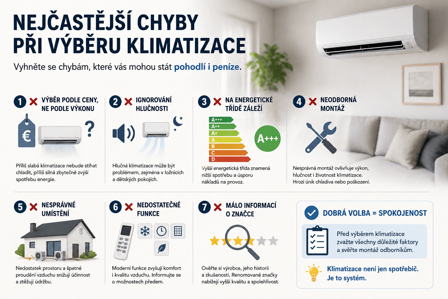 nejčastější chyby